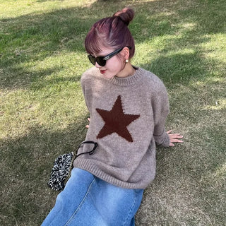 Star pattern sweater