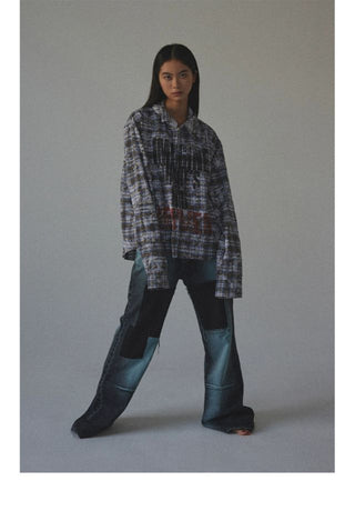 CONP Low-Rise Bootcut Jeans (Blue)