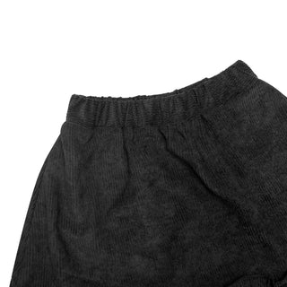 Corduroy frill skirt