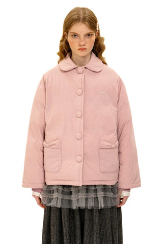 [Moromoro2] Bow Pocket Down Jacket