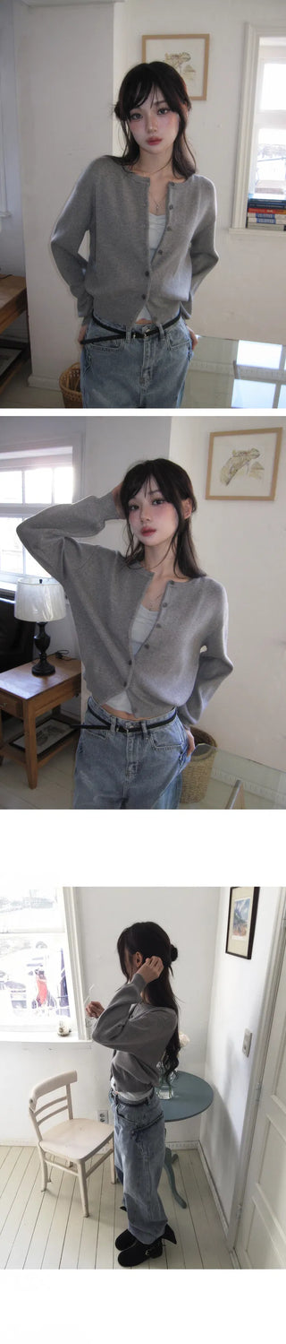 Mary Bean Round Cardigan - 11 colors