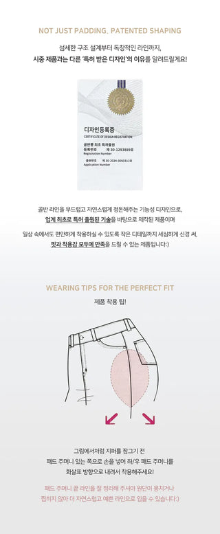Hip Deep Cover Pelvic Pad Semi-Low Rise Flared Pants - 3 Colors