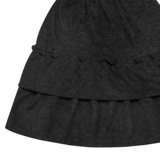 Corduroy frill skirt