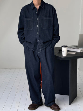 Thomas Raw Denim Shirt