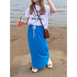 Lettering Crop T-Shirt