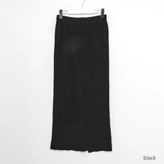 Long knit skirt