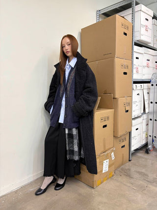 [NeverSeez] Tassel Pleated Skirt