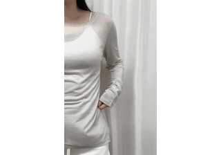 MOMU Catmon Delicate Fit Tencel See-through T-shirt - 5 Colors