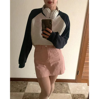 Raglan Sleeve Long T-Shirt