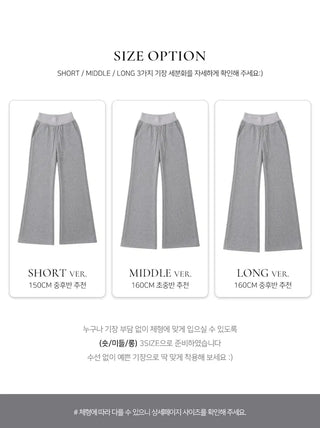 Canoe Semi Flared Pants - 4 Colors