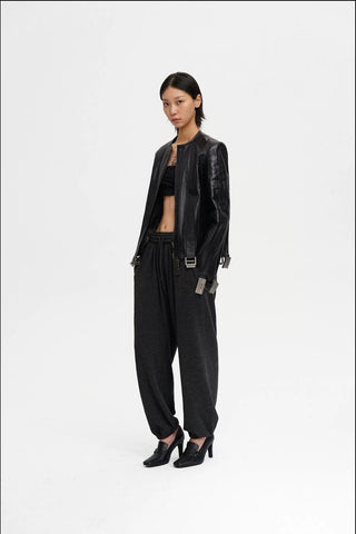 [MASONPRINCE] Nano Fleece Zip-Up Hoodie & Pants Set