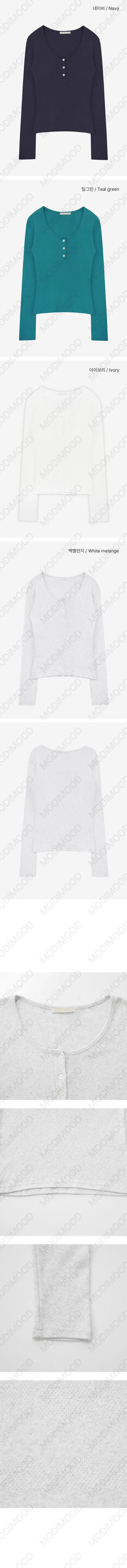 Ronin Henley Neck Punching T-Shirt - 4 Colors