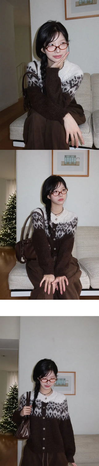 Angora Nordic Knitwear Cardigan - 3 colors