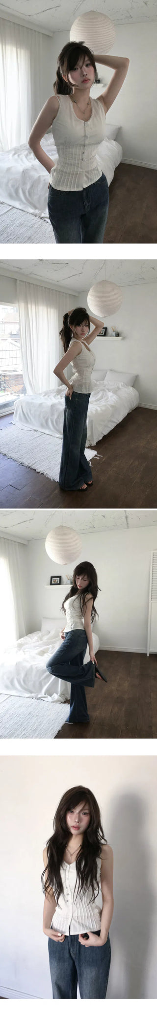 Custom Made Series / Summer Flared Long Pants - 4 Colors