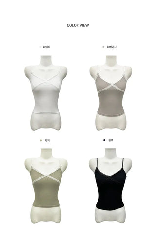 Mining Lace Strap Adjustable Sleeveless - 4 colors