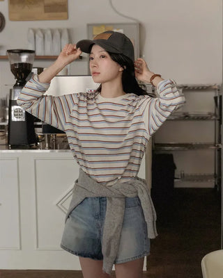 Striped sweatshirt