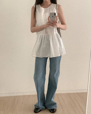 Cotton Frill Tunic
