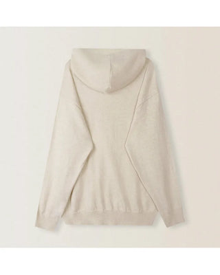 Loose-fit hooded knit