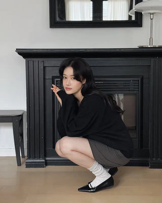 Daily V-neck knit
