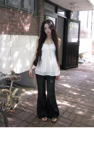 Custom Made Series / Summer Flared Long Pants - 4 Colors