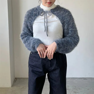 Mixed Bolero Cardigan