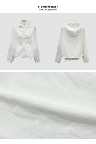 Cumming Windbreaker Crop Hooded Jacket - 4 Colors