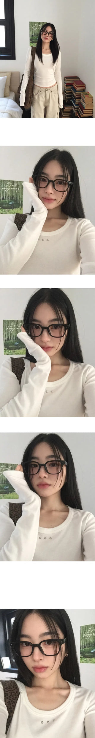 Studded Uniqlo Long Sleeve T-Shirt - 2 Colors