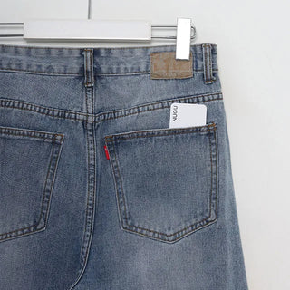 slim boot-cut long jeans