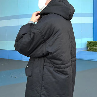 Hooded long jumper