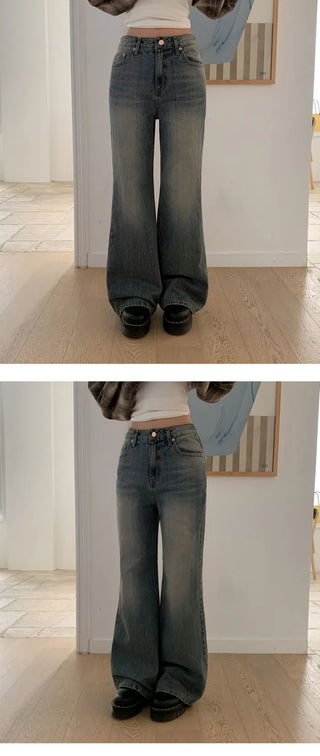 Semi-wide Flared pants