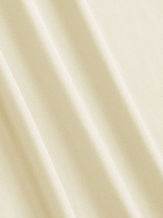 Mesh Ruffle Hem Maxi Dress