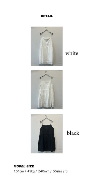 Lace camisole dress