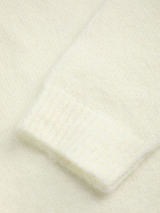 Round Neck Knitted Long Sleeve Sweater