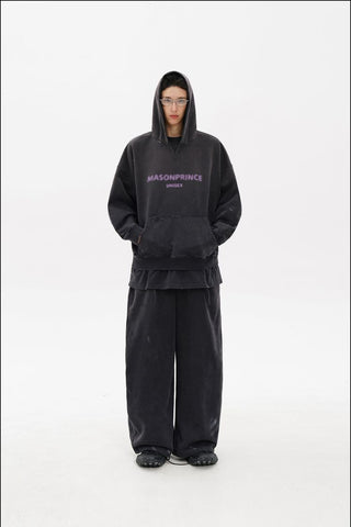 [MASONPRINCE] Layered Sweatshirt Set