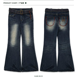[Moromoro2] Washed Denim Fringe  Collection