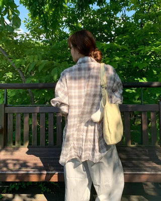 Checked overshirt