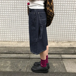 Bermuda denim pants