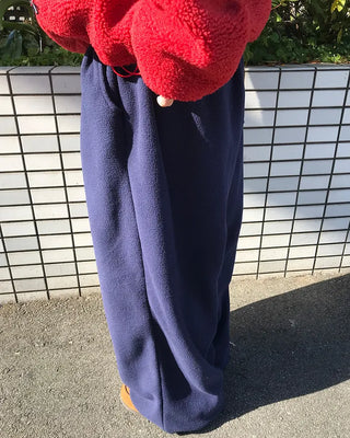 Waist String Fleece Jogger Pants