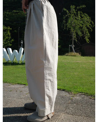Banding wide pants