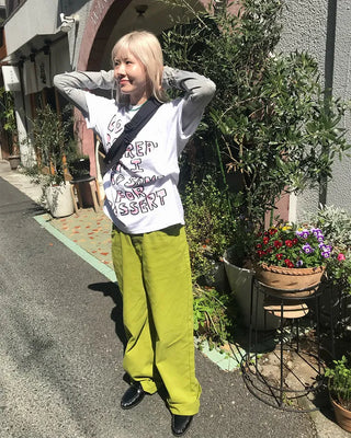 Crayon lettering T-shirt
