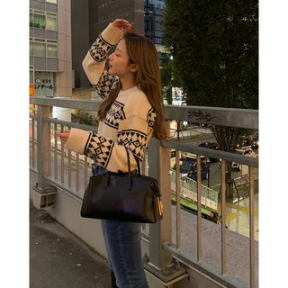 Jacquard Round Knit