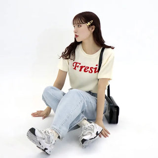 (ORIGINAL) Freesia Short Sleeve Knit