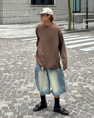 Vintage Wash Bermuda Denim