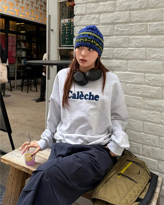 Boucle embroidered sweatshirt