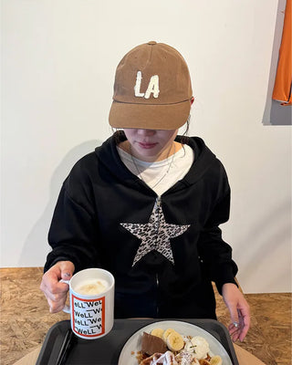 Leopard Star Hooded Parka