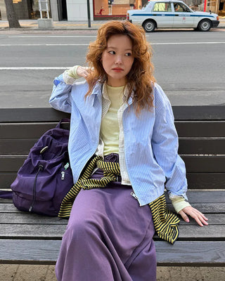 Oversized check shirt