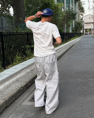 Back pocket sun print sweatpants