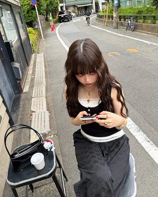 Heart Embossed String Pants