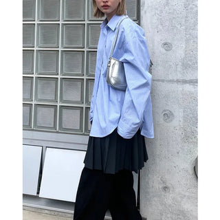 Pleated elastic waist medium skirt