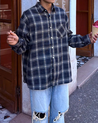 Checked pocket shirt